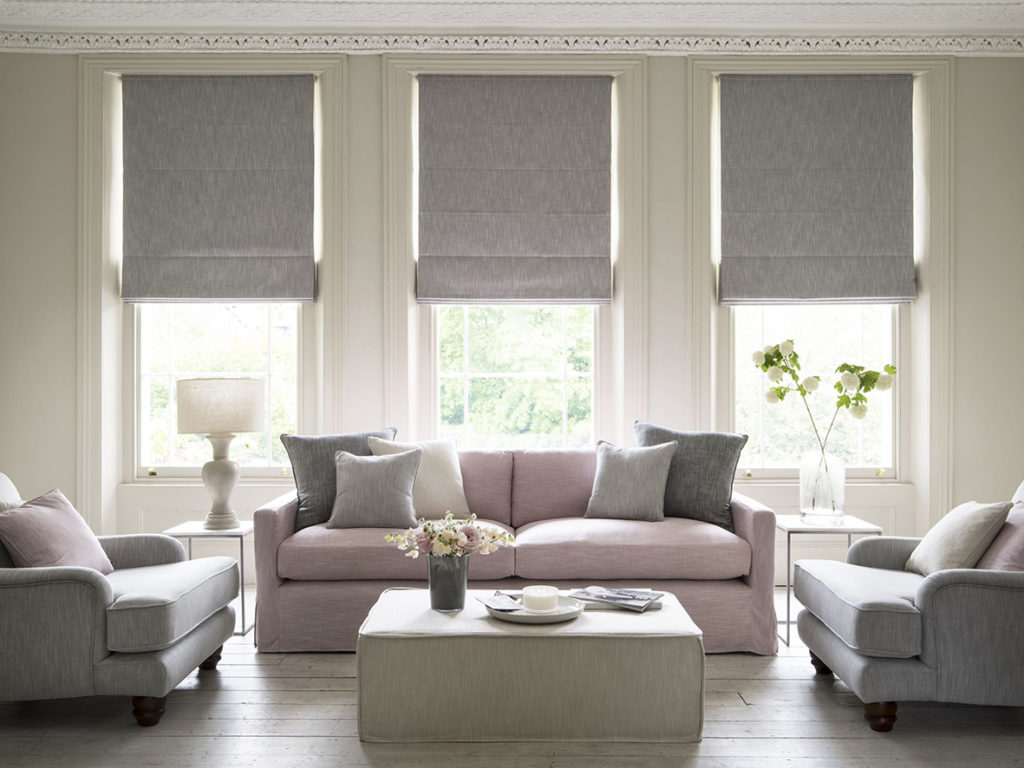 Blinds Or Roman Shades In Living Room