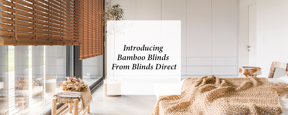 Bamboo pleated blind dark brown 